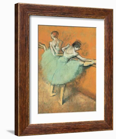 Dancers at the Barre, 1900-Edgar Degas-Framed Art Print