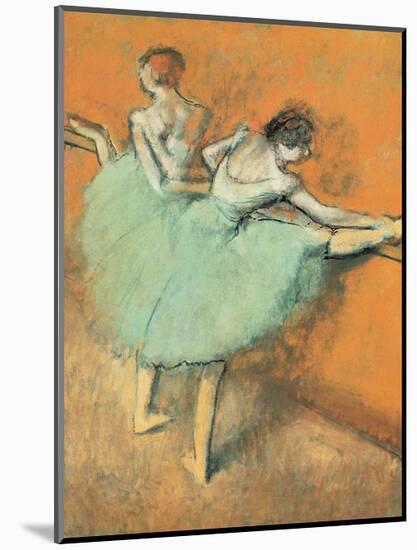 Dancers at the Barre, 1900-Edgar Degas-Mounted Art Print