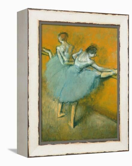 Dancers at the Barre-Edgar Degas-Framed Premier Image Canvas