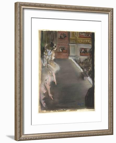 Dancers at the Old Opera House, c.1877-Edgar Degas-Framed Giclee Print