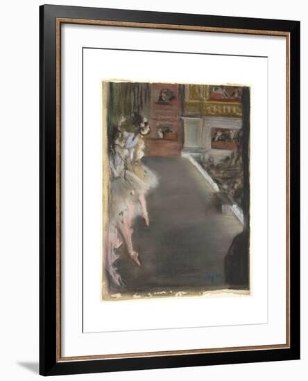 Dancers at the Old Opera House, c.1877-Edgar Degas-Framed Giclee Print