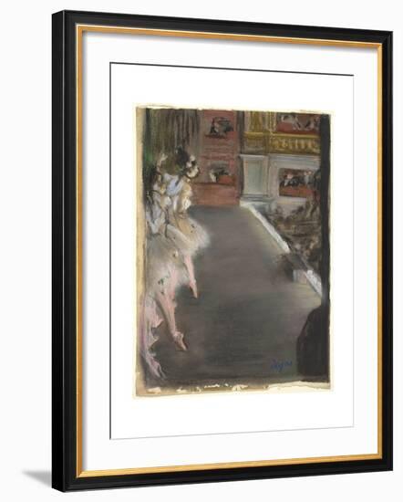 Dancers at the Old Opera House, c.1877-Edgar Degas-Framed Giclee Print