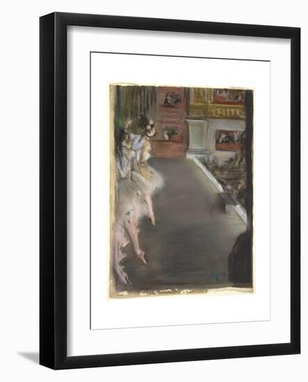 Dancers at the Old Opera House, c.1877-Edgar Degas-Framed Giclee Print