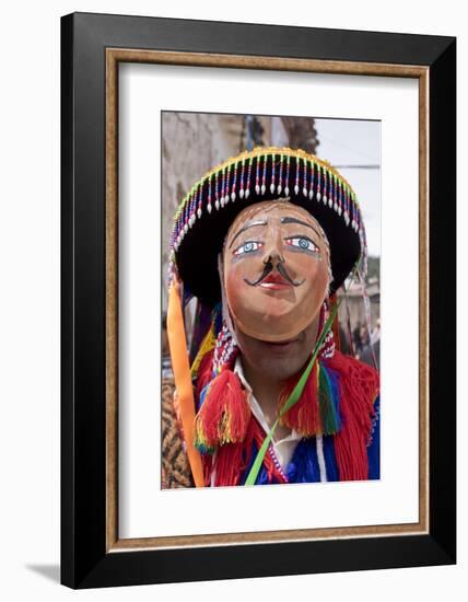 Dancers at the San Jacinto fiesta in Cusco, Peru, South America-Julio Etchart-Framed Photographic Print