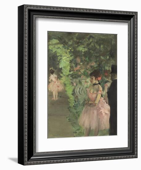 Dancers Backstage, 1876-1883-Edgar Degas-Framed Giclee Print