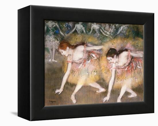 Dancers Bowing, 1885-Edgar Degas-Framed Premier Image Canvas