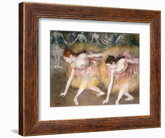 Dancers Bowing, 1885-Edgar Degas-Framed Giclee Print