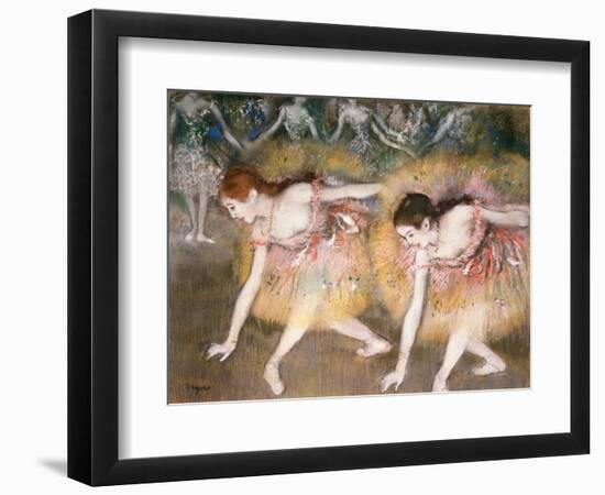 Dancers Bowing, 1885-Edgar Degas-Framed Giclee Print