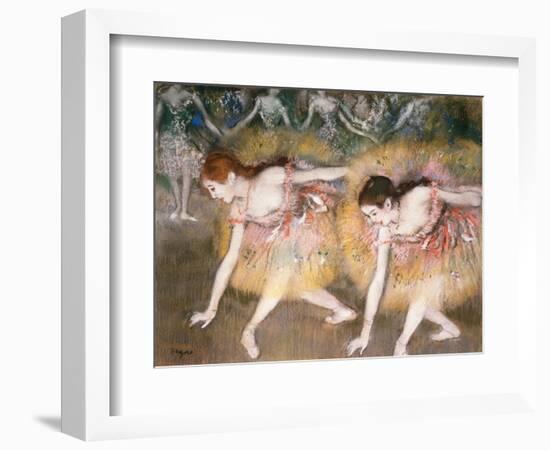 Dancers Bowing, 1885-Edgar Degas-Framed Giclee Print