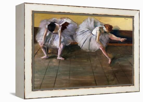 Dancers by Edgar Degas-Geoffrey Clements-Framed Premier Image Canvas