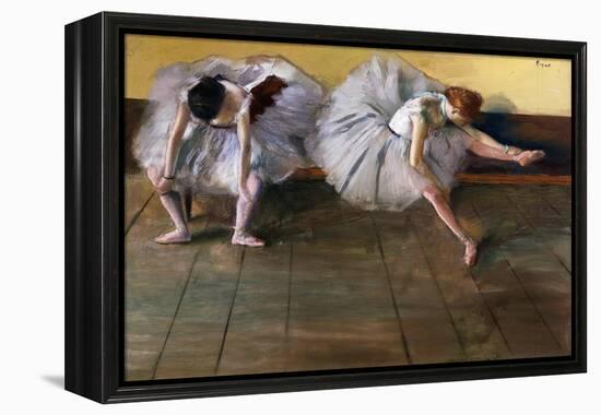 Dancers by Edgar Degas-Geoffrey Clements-Framed Premier Image Canvas