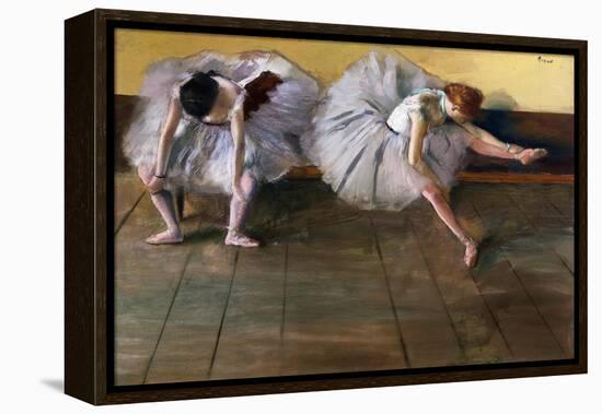 Dancers by Edgar Degas-Geoffrey Clements-Framed Premier Image Canvas