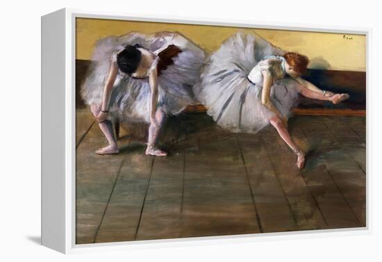 Dancers by Edgar Degas-Geoffrey Clements-Framed Premier Image Canvas