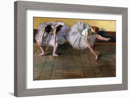 Dancers by Edgar Degas-Geoffrey Clements-Framed Giclee Print