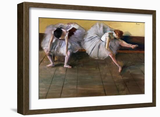 Dancers by Edgar Degas-Geoffrey Clements-Framed Giclee Print