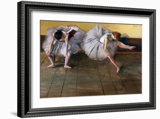 Dancers by Edgar Degas-Geoffrey Clements-Framed Giclee Print