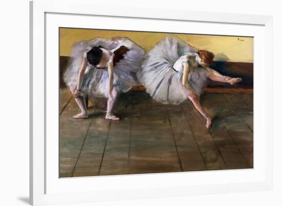 Dancers by Edgar Degas-Geoffrey Clements-Framed Giclee Print