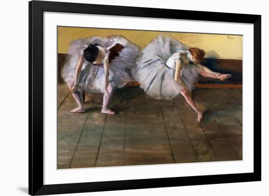 Dancers by Edgar Degas-Geoffrey Clements-Framed Giclee Print