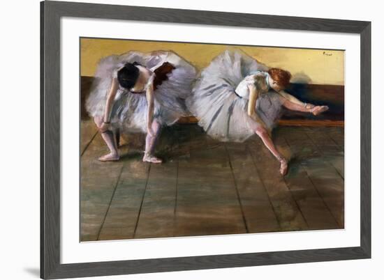 Dancers by Edgar Degas-Geoffrey Clements-Framed Giclee Print