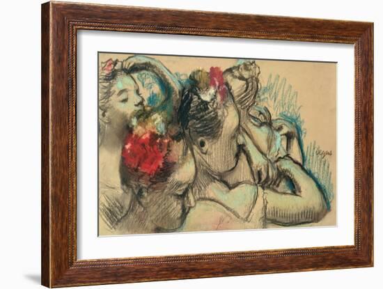 Dancers, circa 1896-8-Edgar Degas-Framed Giclee Print