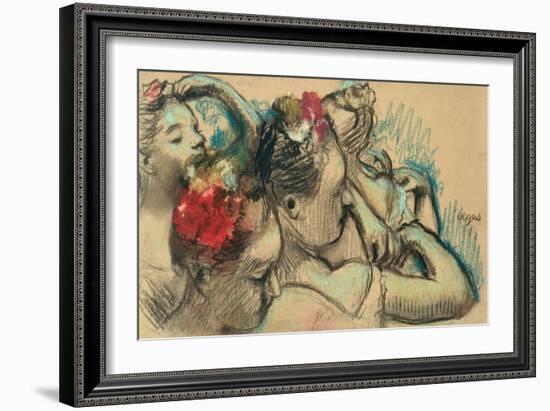 Dancers, circa 1896-8-Edgar Degas-Framed Giclee Print