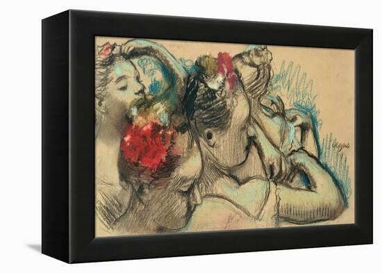 Dancers, circa 1896-8-Edgar Degas-Framed Premier Image Canvas