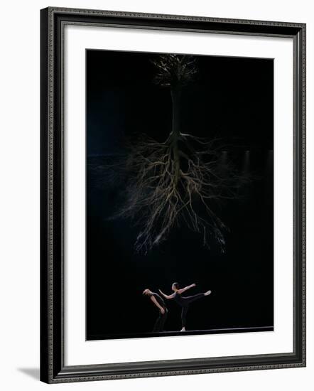 Dancers from the Dutch Dance Theatre Perform During Dress Rehearsal in the Bulgarian Capital Sofia-null-Framed Photographic Print