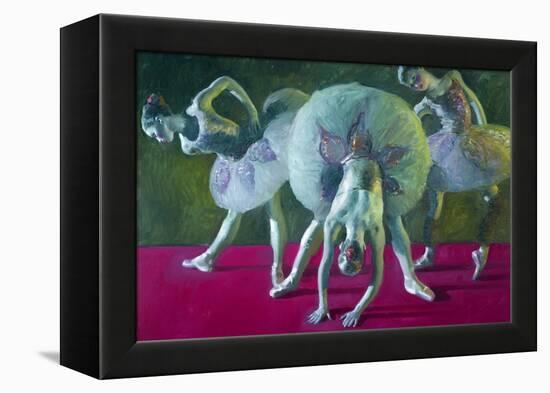 Dancers Green and Rose-John Asaro-Framed Premier Image Canvas