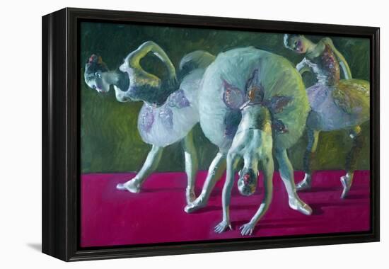 Dancers Green and Rose-John Asaro-Framed Premier Image Canvas