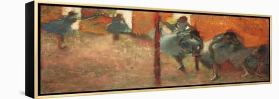 Dancers in a Studio, 1900-05-Edgar Degas-Framed Premier Image Canvas