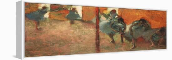 Dancers in a Studio, 1900-05-Edgar Degas-Framed Premier Image Canvas