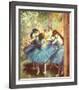 Dancers in Blue, c.1895-Edgar Degas-Framed Art Print