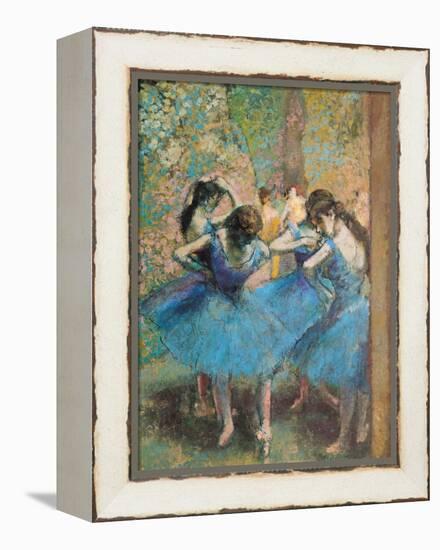 Dancers in Blue, c.1895-Edgar Degas-Framed Premier Image Canvas