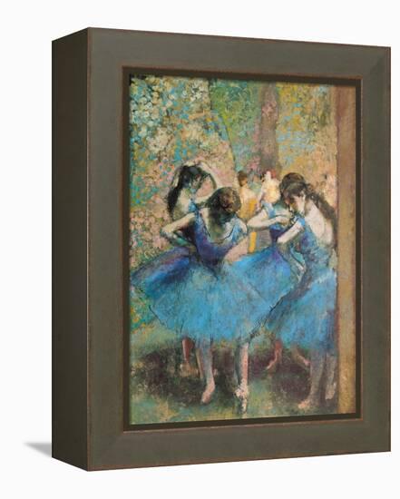 Dancers in Blue, c.1895-Edgar Degas-Framed Premier Image Canvas