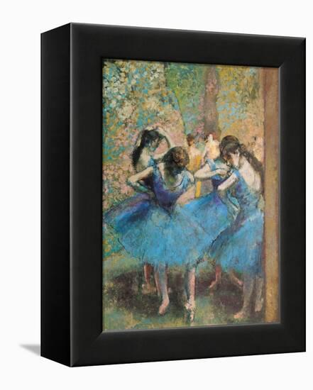 Dancers in Blue, c.1895-Edgar Degas-Framed Premier Image Canvas