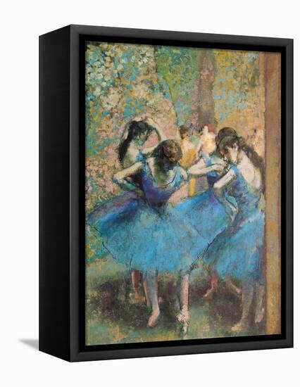 Dancers in Blue, c.1895-Edgar Degas-Framed Premier Image Canvas