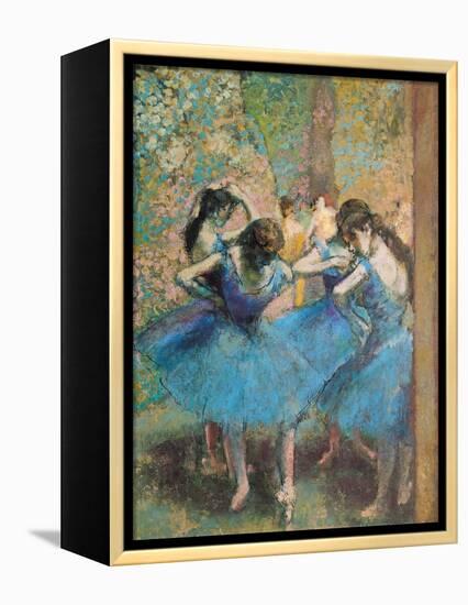 Dancers in Blue, c.1895-Edgar Degas-Framed Premier Image Canvas