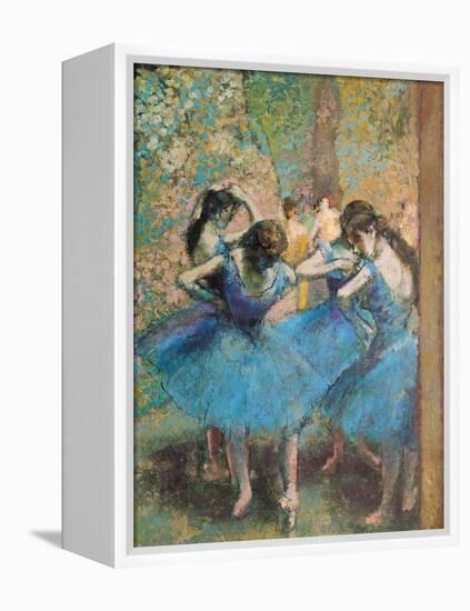 Dancers in Blue, c.1895-Edgar Degas-Framed Premier Image Canvas