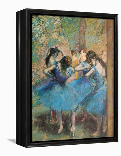 Dancers in Blue, c.1895-Edgar Degas-Framed Premier Image Canvas