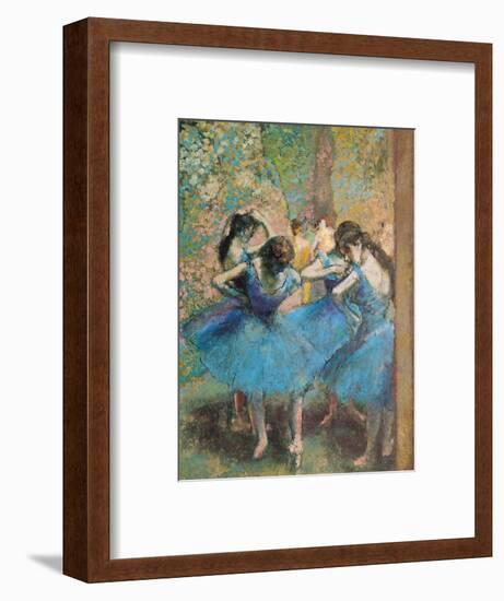 Dancers in Blue, c.1895-Edgar Degas-Framed Premium Giclee Print