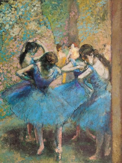 Dancers in Blue, c.1895' Giclee Print - Edgar Degas | Art.com