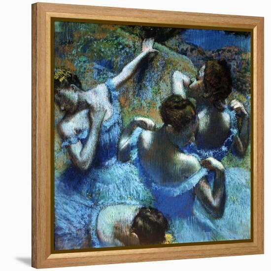 Dancers in Blue, C1898-Edgar Degas-Framed Premier Image Canvas
