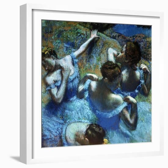 Dancers in Blue, C1898-Edgar Degas-Framed Giclee Print