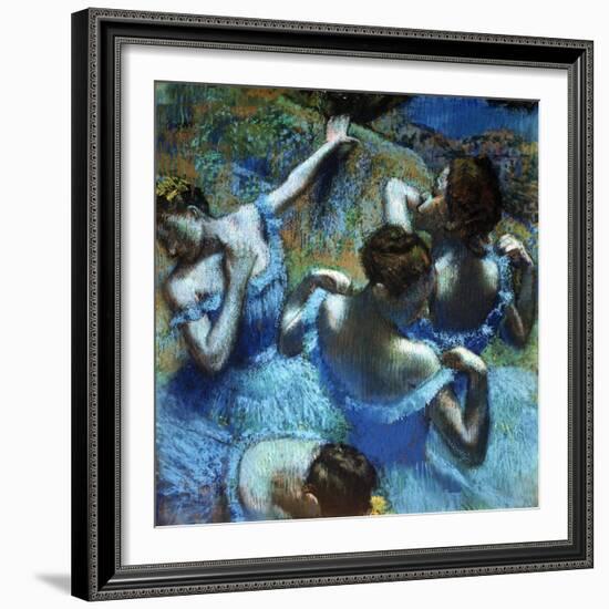 Dancers in Blue, C1898-Edgar Degas-Framed Giclee Print