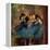 Dancers in Blue (Danseuses Bleues)-Edgar Degas-Framed Premier Image Canvas