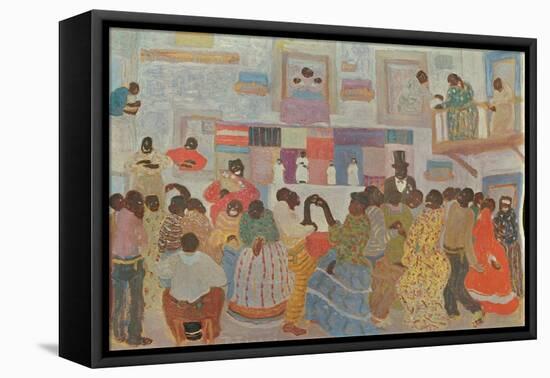Dancers in Haiti (Oil on Canvas)-Pedro Figari-Framed Premier Image Canvas