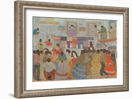 Dancers in Haiti (Oil on Canvas)-Pedro Figari-Framed Giclee Print