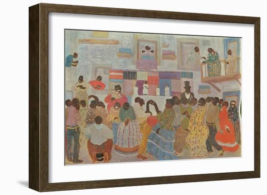 Dancers in Haiti (Oil on Canvas)-Pedro Figari-Framed Giclee Print