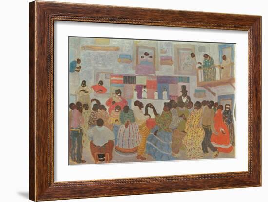 Dancers in Haiti (Oil on Canvas)-Pedro Figari-Framed Giclee Print