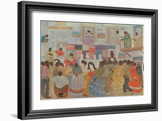 Dancers in Haiti (Oil on Canvas)-Pedro Figari-Framed Giclee Print